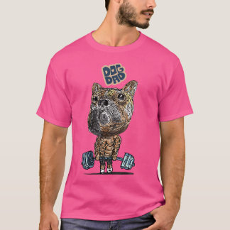 Manar Hund Pappa Manar Weightlyftande Far Day Weig T Shirt
