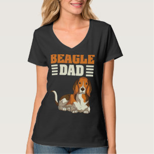 Manar Hundägare Beagle Pappa-djur Pet-pappa Hund s T Shirt