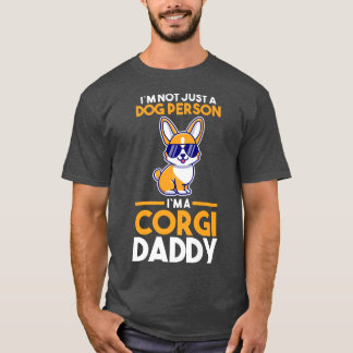 Manar Hundägare Corgi pappa T Shirt