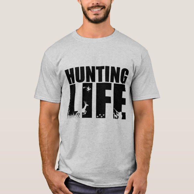 Manar Hunting Life T Shirt (Framsida)
