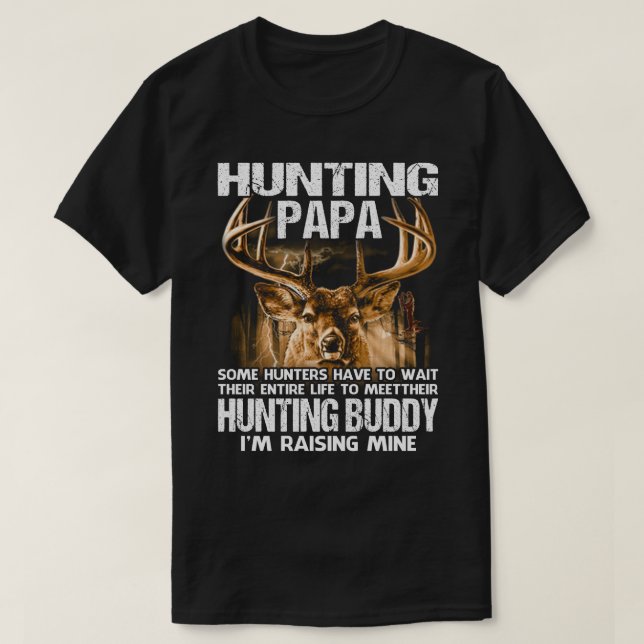Manar Hunting pappa Far Son Matching Shirt T Shirt (Design framsida)