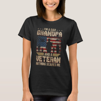 Manar I är A Pappa, farfar Veteran Far, dag 1 T Shirt