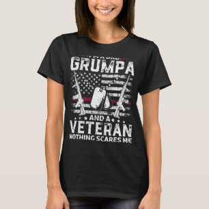 Manar I är A Pappa Grumpa T- Veteran Fars dag T Shirt