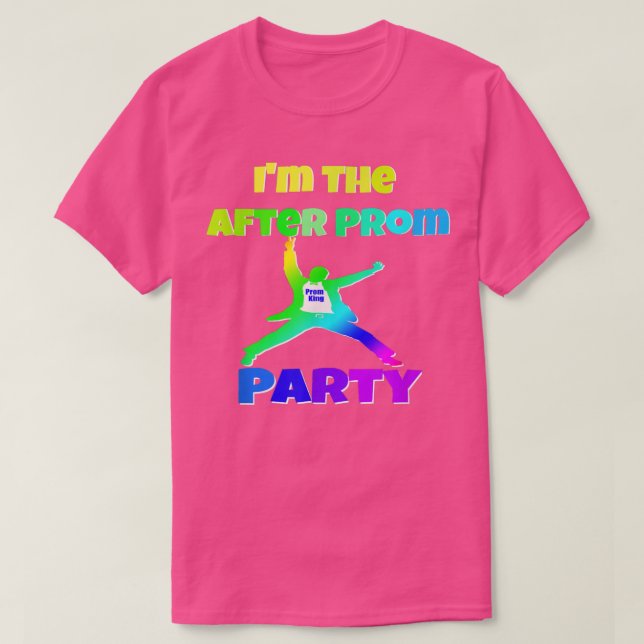 Manar I är Efter Prom Party Funny 80-årsjubileum P T Shirt (Design framsida)