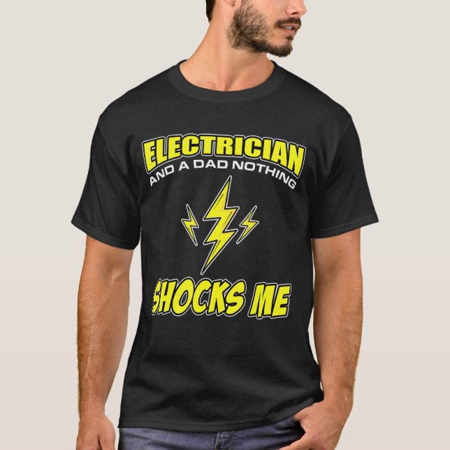 Manar I är elproducent och Pappa är inget stötar T Shirt (Framsida)