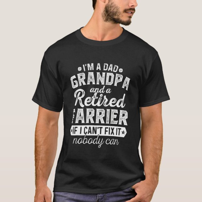 Manar I är en farfar från Pappa och pensionerad fa T Shirt (Framsida)