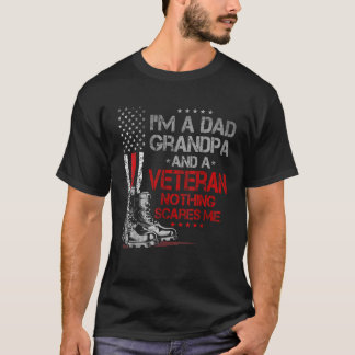 Manar I är en farfar från Pappa och veteran Skrämm T Shirt