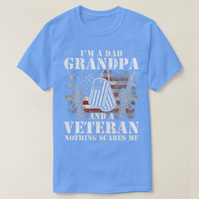 Manar I är en Pappa Grandpa Funny Veteran Fars dag T Shirt (Design framsida)