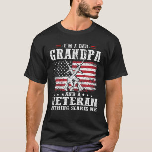 Manar I är en Pappa-morfar Veteran Fars dag T Shirt