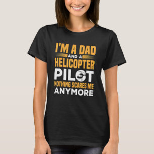 Manar I är en Pappa och en helikopterpilot Heli Pi T Shirt