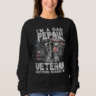 Manar I är en Pappa Pepaw Veteran Inget Skrämmer m T Shirt