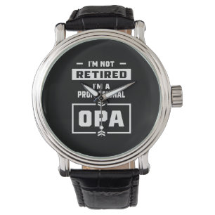 Manar I är en Professionell Opa Retrött Gift Armbandsur