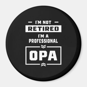 Manar I är en Professionell Opa Retrött Gift Magnet