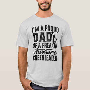 Manar I är en stolt Cheerleader Pappa av Dotter C T Shirt
