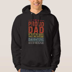 Manar I är en stolt Pappa av tre underbara döttrar Hoodie
