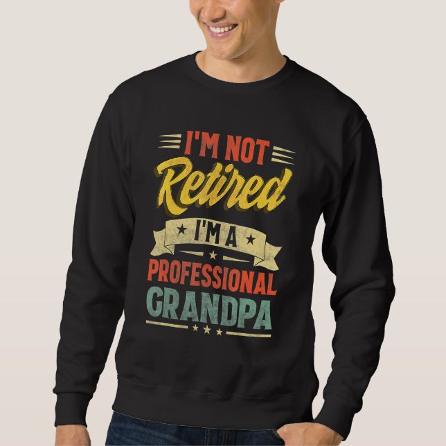Manar I är inte trött. Jag är en Professionell mor Lång Ärmad Tröja (Framsida)