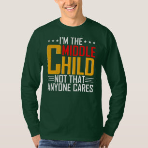 Manar I är Mitten Child Funny Syskon citat T Shirt