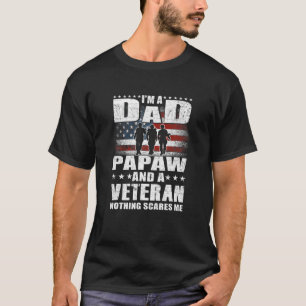 Manar I är Pappa A Papaw och en veteran T Shirt Fa