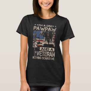 Manar I är Pappa Pawpaw och Veteran Pawpaw Far T Shirt