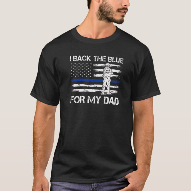 Manar I bak för min Pappa-kupp T Shirt (Framsida)