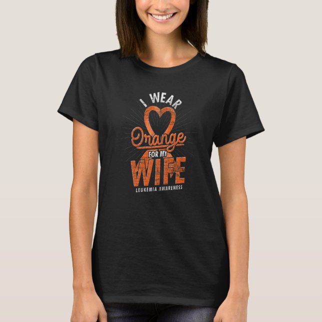 Manar I Bära Orange för min Orange Ribbon Leuke T Shirt (Framsida)