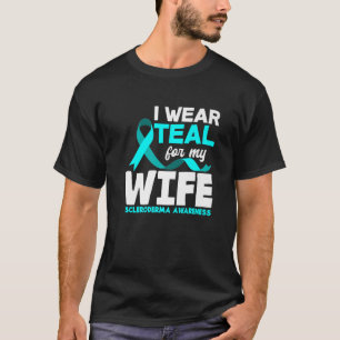 Manar I Bära Teal for My Maka Scleroderma Awarene T Shirt