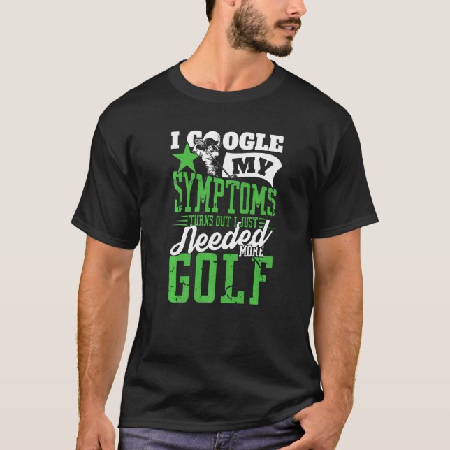 Manar I behövde just mer Golf Pro-idrott T Shirt (Framsida)
