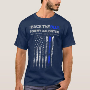 Manar I Blått för mitt lilla, blå knä T Shirt