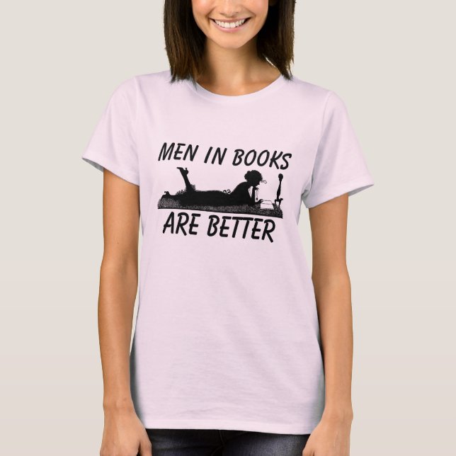 MANAR I BOKAR ÄR BÄTTRE T-SHIRTS (Framsida)