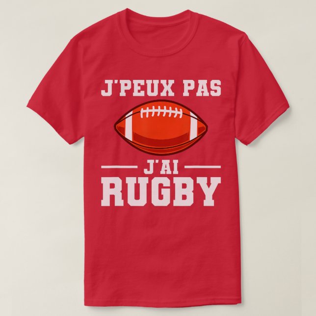 Manar I Cant jag har Rugby Rugbyman T Shirt (Design framsida)