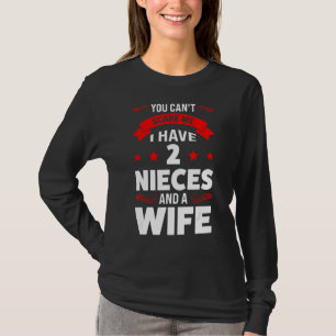 Manar I har 2 bitar och en fru morbror T Shirt