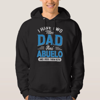 Manar I har jag två titlar på Pappa och Abuelo Gra Hoodie