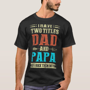 Manar I har två avdelningar Pappa och Pappa Fars d T Shirt