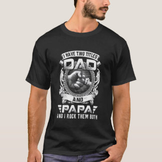 Manar I har två avdelningar Pappa och Pappa Fars d T Shirt
