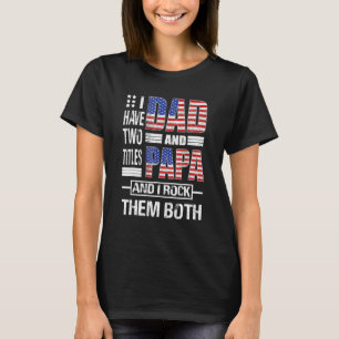 Manar I har två avdelningar Pappa och Pappa USA:s T Shirt