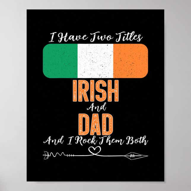 Manar I har två titlar på Irland och Pappa Irland Poster (Framsidan)