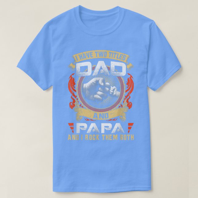 Manar I har två titlar på Tjocken mellan Pappa och T Shirt (Design framsida)