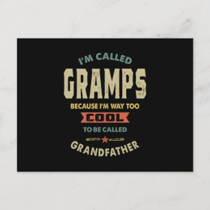Manar I heter Gramps Coola Grandpa Gift Vykort