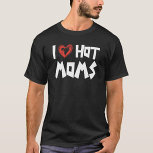 Manar I Kärlek Hett Mammor Nice som säger Hett Par T Shirt