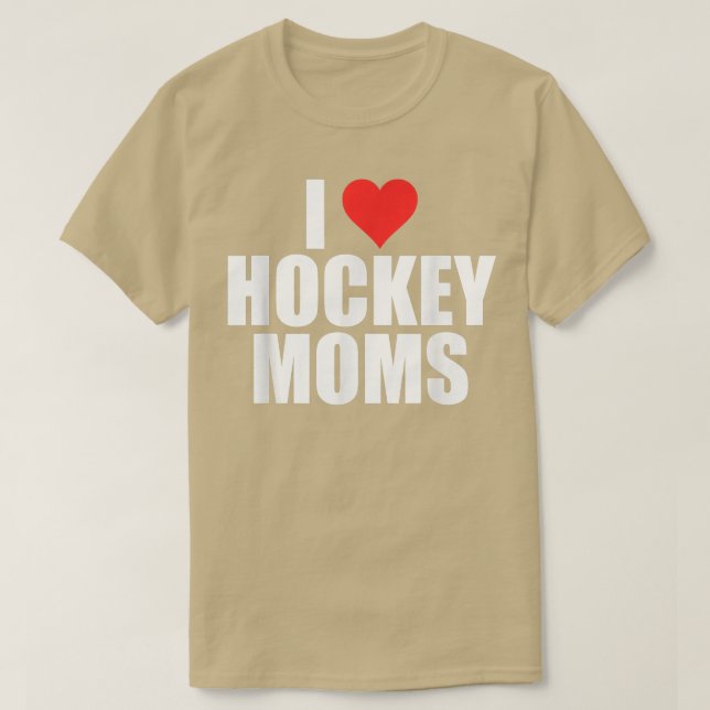 Manar I Kärlek Hockey Mammor Humous Hockey Älskare T Shirt (Design framsida)
