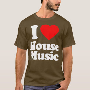 Manar I Kärlek House Music Heart Souvenir Funny T Shirt