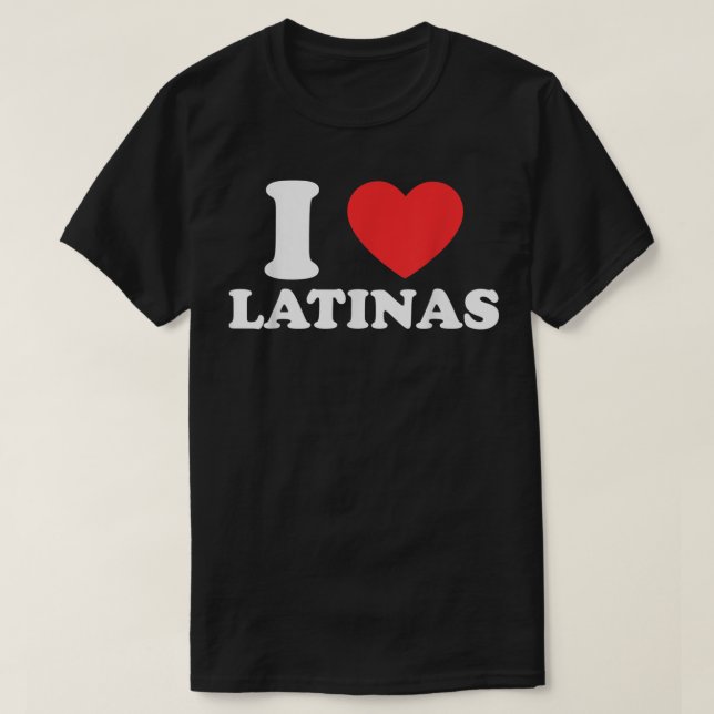 Manar I Kärlek I Heart Latinas Tshirt Funny Red He T Shirt (Design framsida)