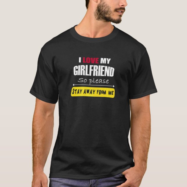 Manar I Kärlek min flickvän min flickvän, så håll  T Shirt (Framsida)