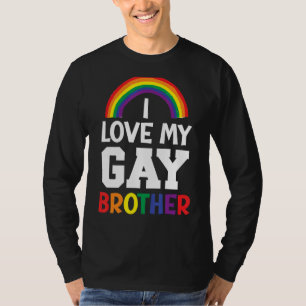 Manar I Kärlek min gay Brother Best Bro nånsin Bro T Shirt