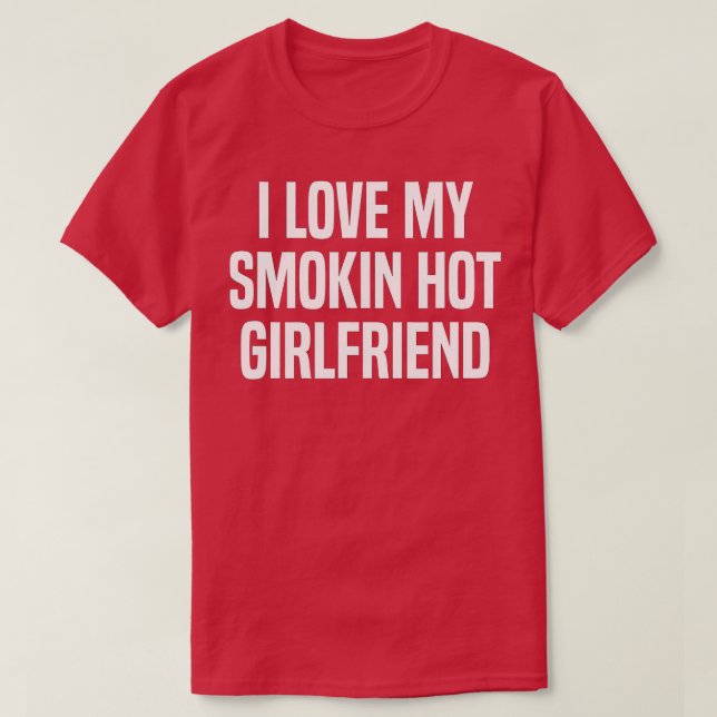 Manar I Kärlek Min Hett Girlkompis Gift Valentin T Shirt (Design framsida)