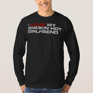 Manar I Kärlek Min rökare Hett Girlkompis T Shirt