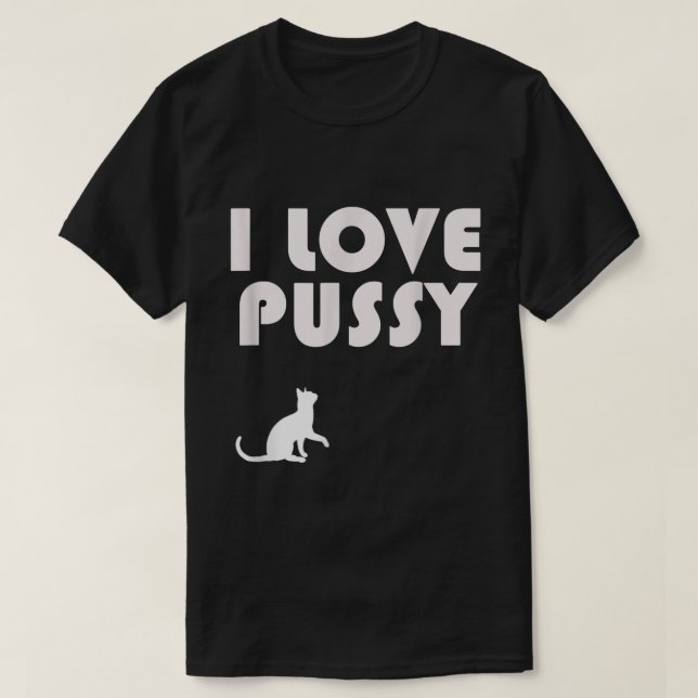 Manar I Kärlek Pussy T Shirt (Design framsida)