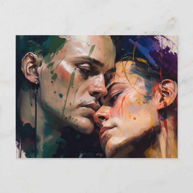 Manar i Kärlek vykort (Framsida)