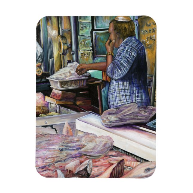 Manar i öknen, havets gåvor, Jerusalem Magnet (Vertikal)