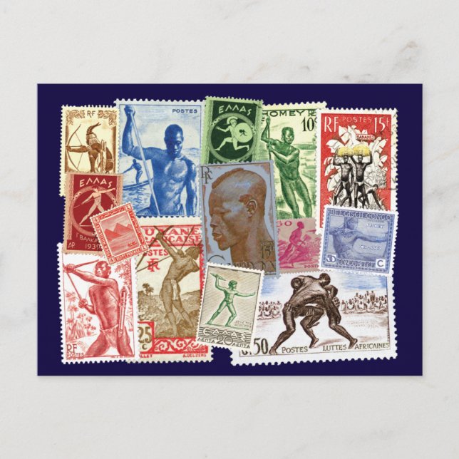 Manar i postdesign vykort (Framsida)